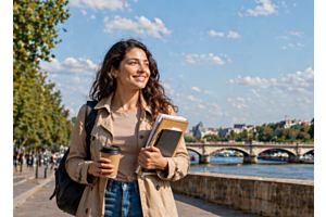 International student in Paris