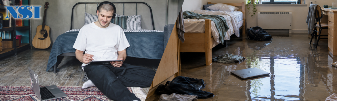 Who pays for damage or theft to a college student's belongings