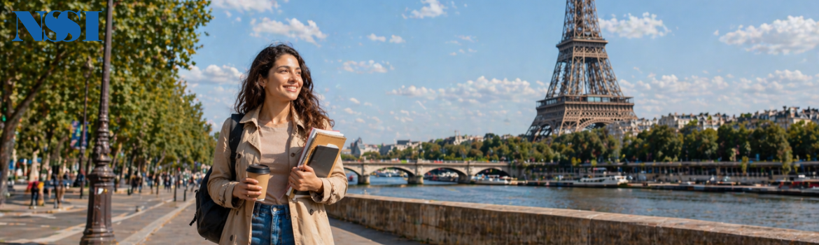 International student in Paris