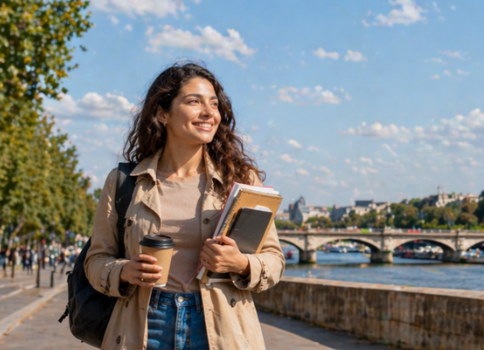 International student in Paris