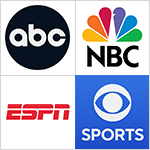 ABC, NBC, ESPN, CBS Sports