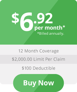 Low Price Option: $2000 Coverage Limit Per Claim, $100 Deductible