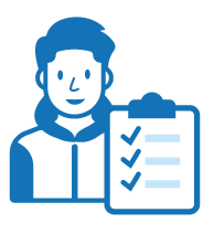 College Student Filing Claim icon