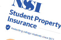 NSSI Standard Brochure. Student Renters Insurance Dorm Room Personal Property Insurance. College Student Insurance