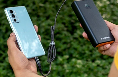 Charging phone with powerbank