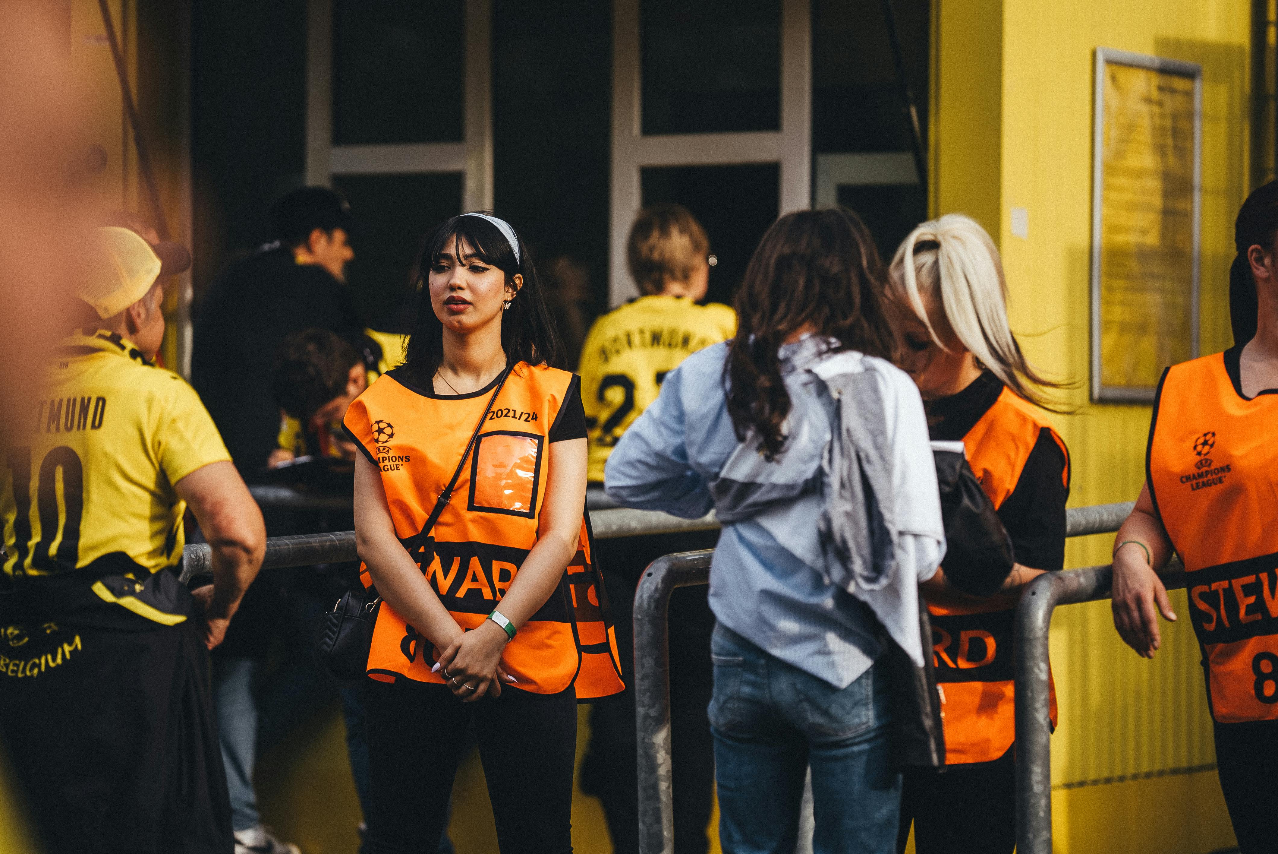 Sports event staff